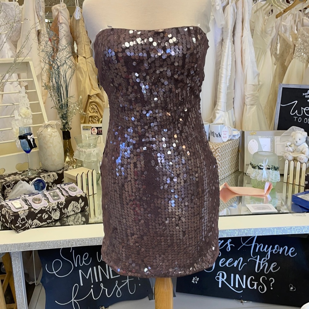 Short Sequin Cocktail Dress